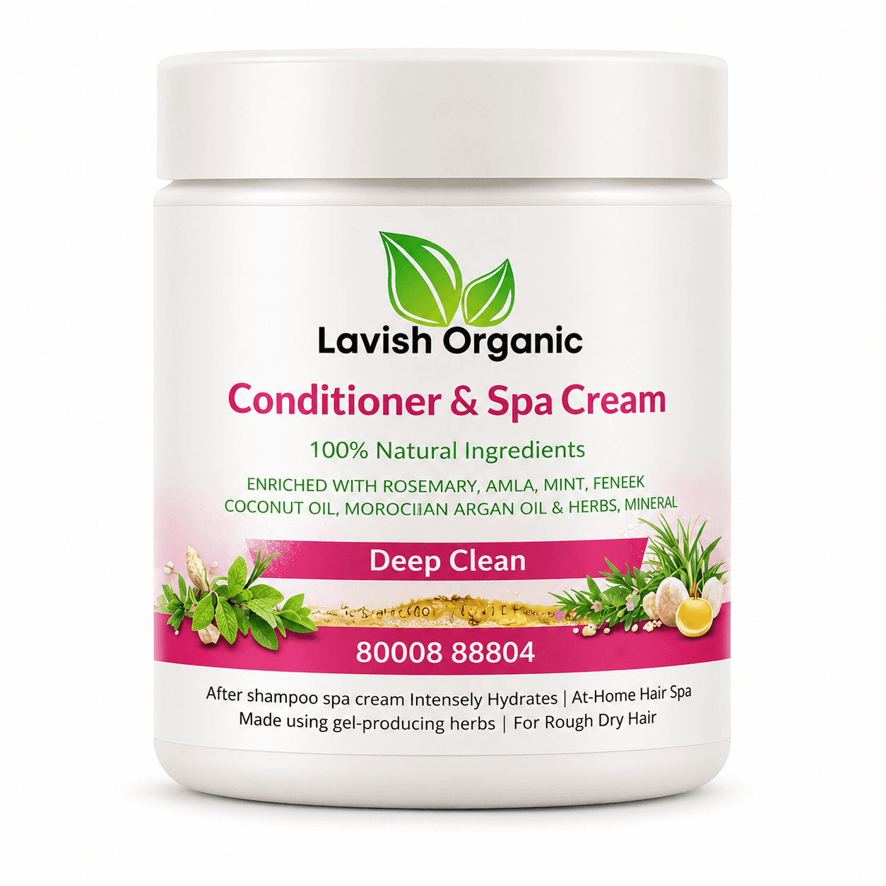 Lavish Organic Conditioner & Spa Cream โ Deep Nourishing Hair Spa Cream - image 1